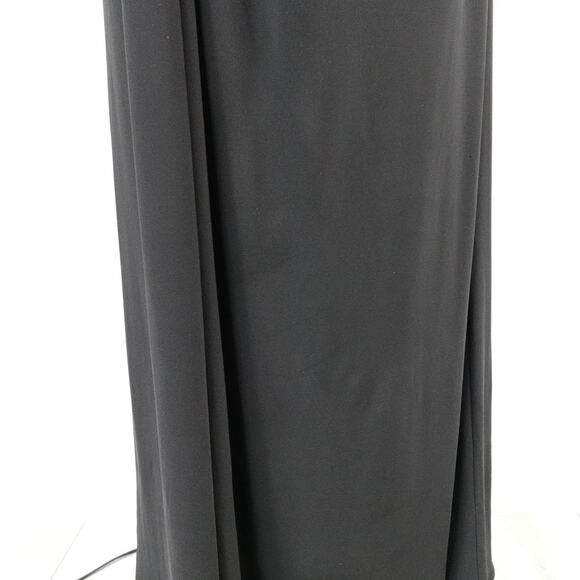 Vintage Cache One Shoulder Black Jersey Grecian Crystal Formal Dress Gown New 6 - Picture 13 of 16